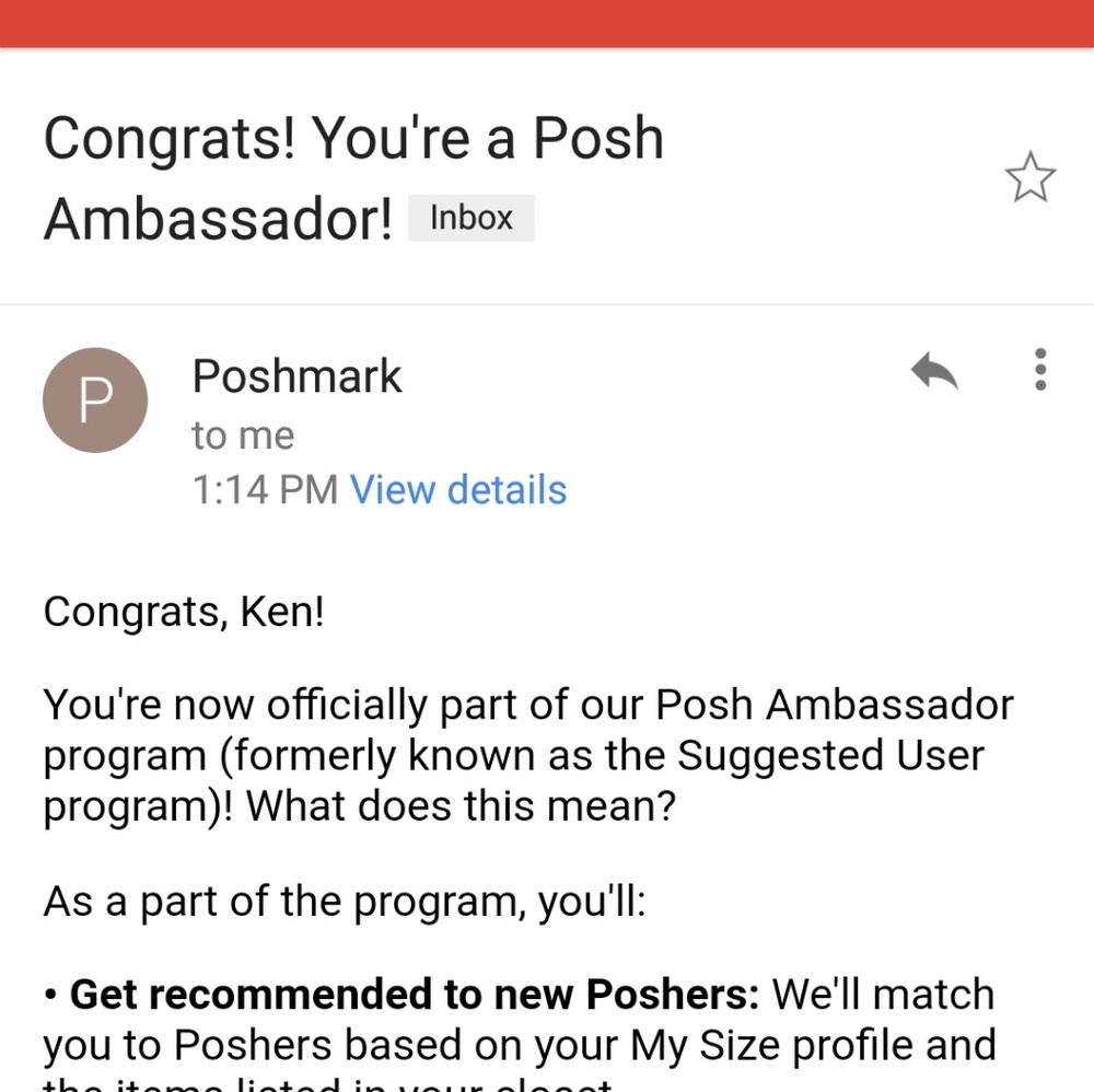 🎉🎊⭐MADE POSH AMBASSADOR⭐🎉🎊 - Picture 2 of 6